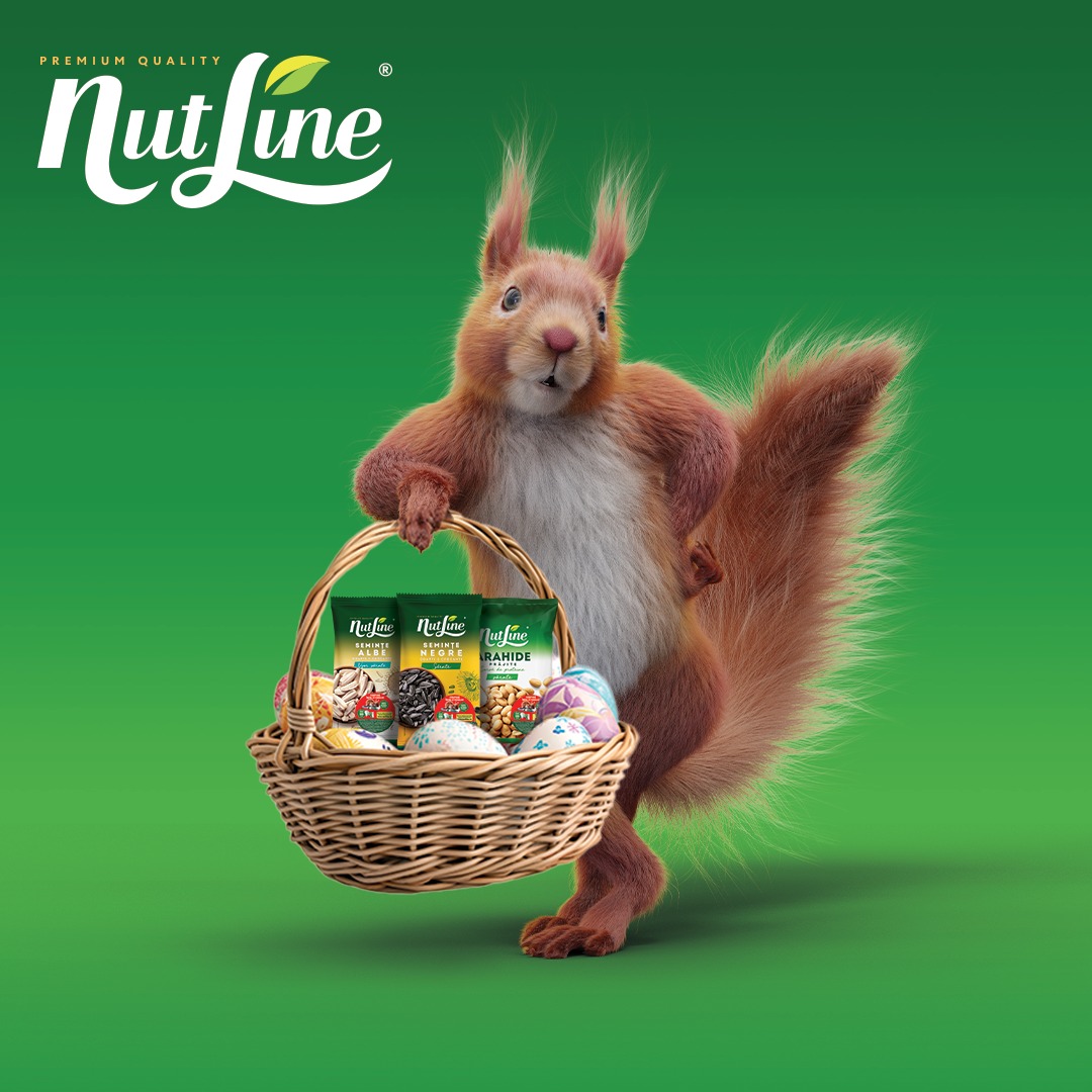 Un Paște Fericit tuturor! 🎉
Sărbătorește cu gust alături de #Nutline! Ia-ți porția de ronțăială!🐿️💚