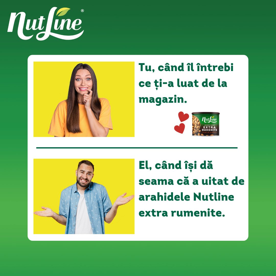 Voi cum reacționați când uită de arahidele #Nutline extra rumenite? 😐🤨😲🥺

#NutlineRomania #Arahide